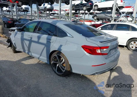 2022 Honda Accord Hybrid Sport из США, поврежденный, VIN 1HGCV3F28NA042055